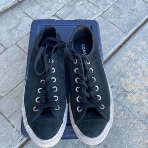 Converse suede athletic shoe